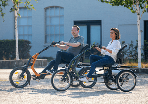 Kleurplaat Van Raam driewielfiets Easy Rider