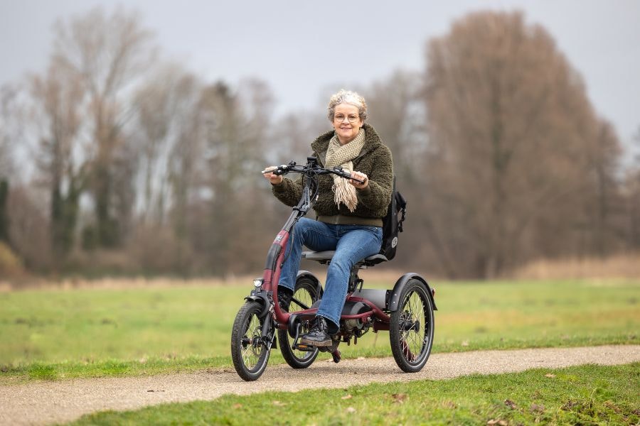 zitting van de van raam driewielfiets easy rider compact