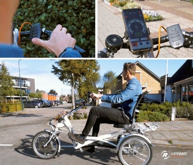 video easy rider driewieler voor volwassenen en e bike app