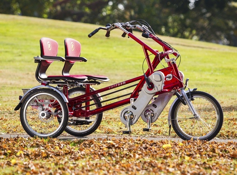 side by side tandem fun2go double rider cycle van raam