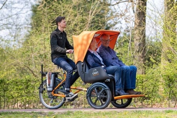 wat is een transportfiets chat riksja fiets