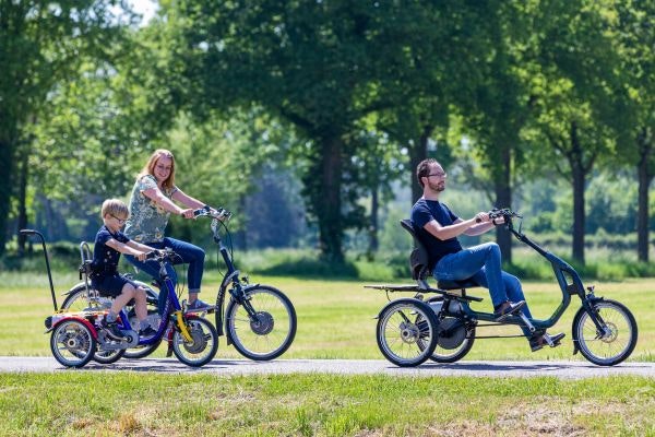 3 wieler fiets voor volwassenen en kinderen van Van Raam