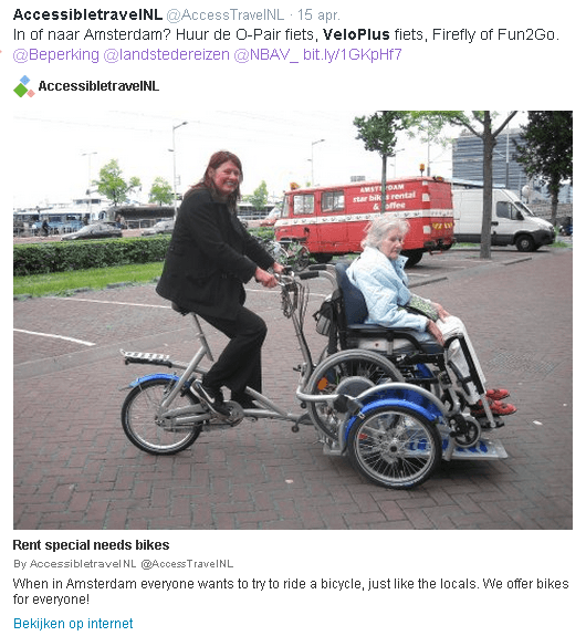 VeloPlus rolstoelfiets