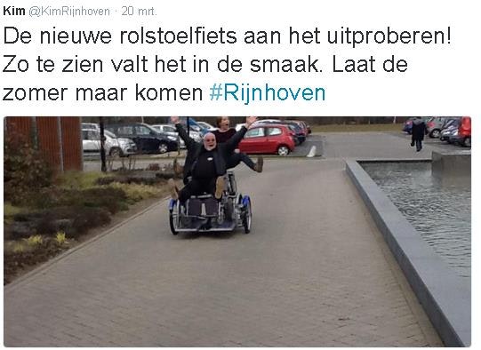 De rolstoelfiets