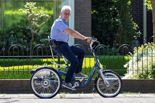 midi tricycle cycling independently with limited mobility van raam