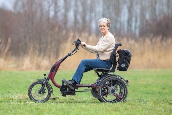 Easy Rider Compact tricycle cycling independently with limited mobility Van Raam