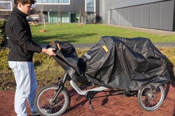 fahrradhuelle van raam am easy rider dreirad