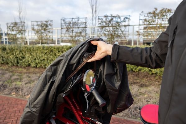 spiegeltasche fahrradhuelle van raam