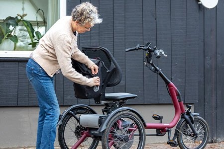 Easy Rider Compact nieuwe van Raam zitdriewielfiets fietstas