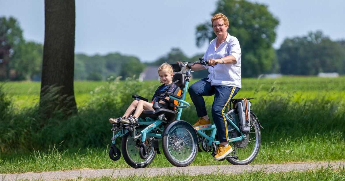 Ist ein Rollstuhlfahrrad auch für Kinder geeignet Van Raam Rollstuhlfahrrad OPair