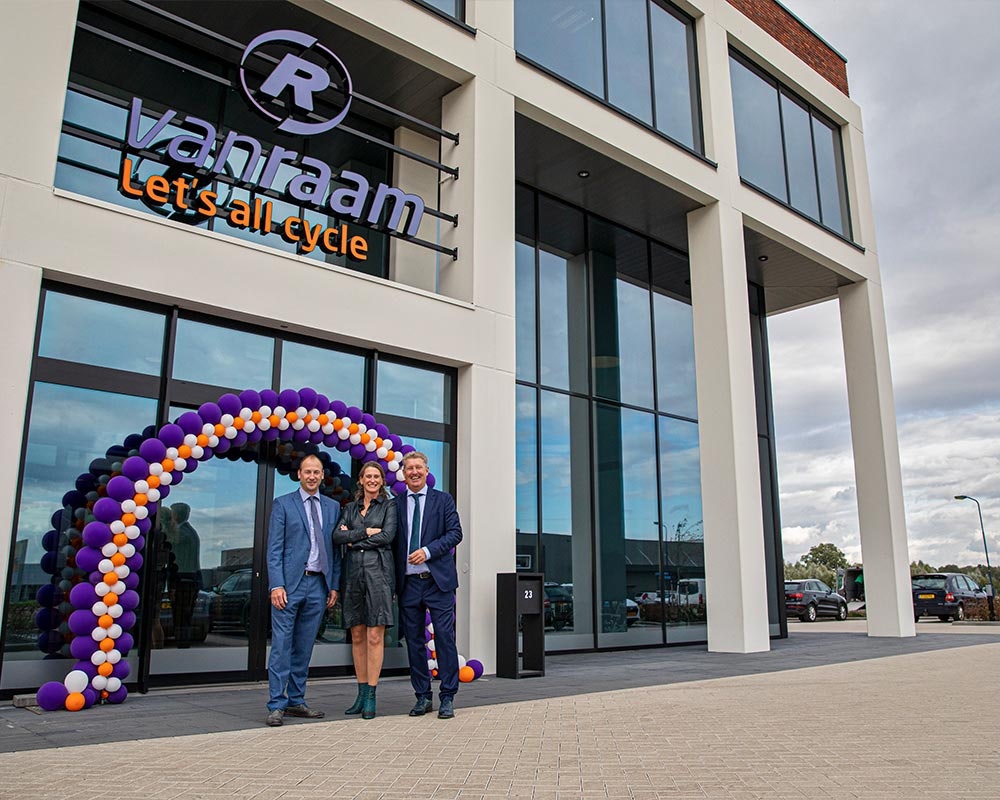 directors during festive opening van raam new bicycle factory