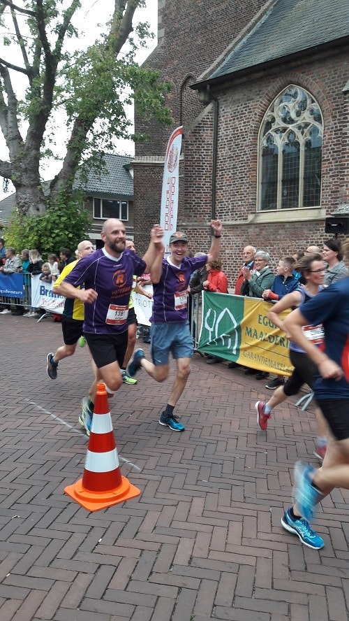 Martijn en Jurgen tijdens Kramp Run 2018