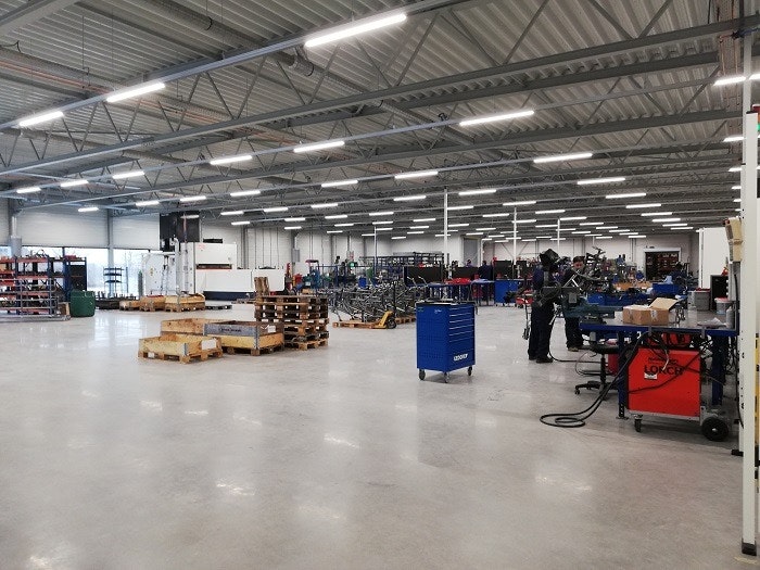 Production new Van Raam premises