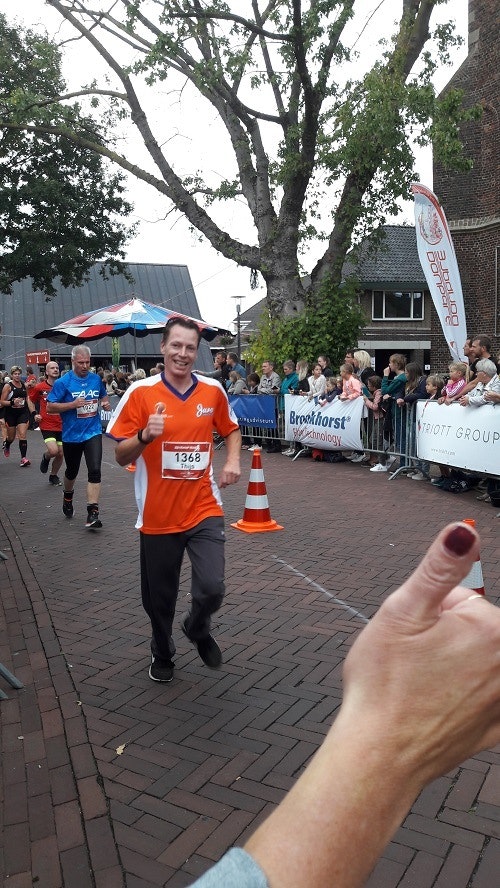 Thijs tijdens Kramp Run