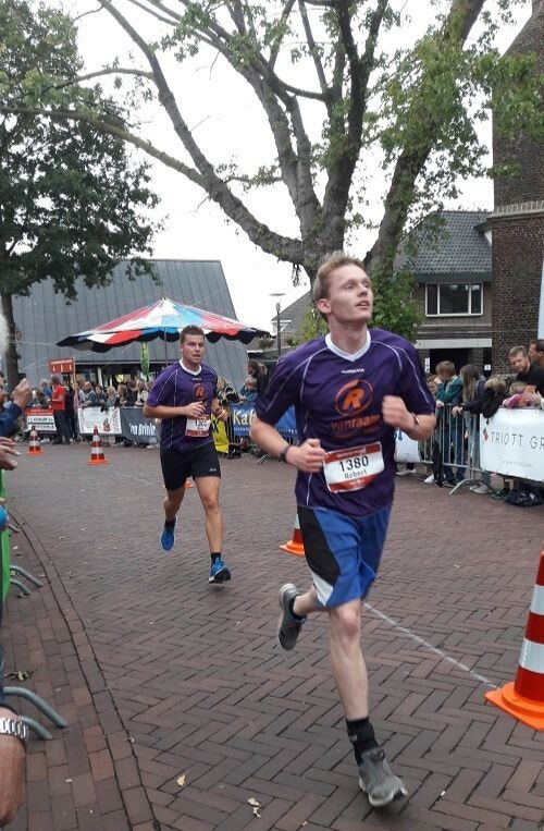 robert en roel tijdens kramp run 2018