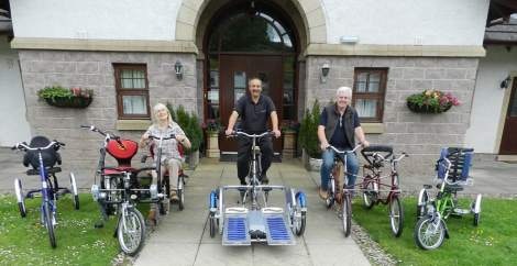 Wheels Cycling Centre use Van Raam special needs bikes