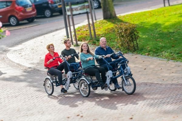 Van Raam FunTrain duofietsaanhanger voor achter duofiets