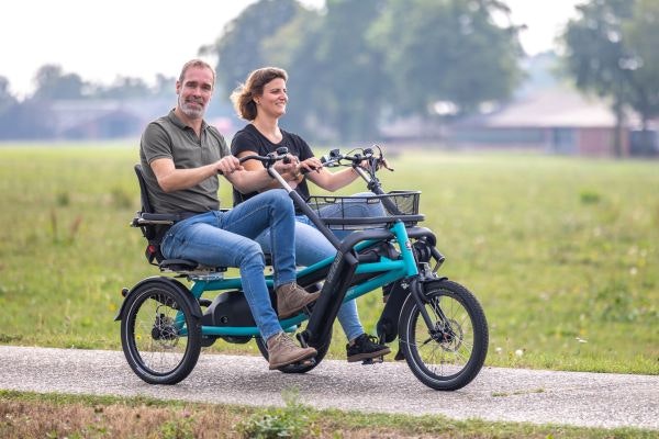 Fun2Go duofiets aandrijving met standaard 8 versnellingen