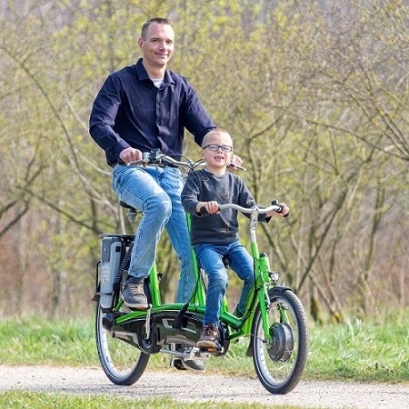 parent child tandem kivo van raam