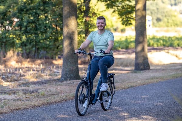 Actieradius van Balance lage instapfiets van Van Raam