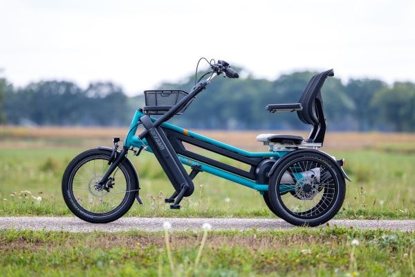 Dimensions and technical specifications of the Van Raam Fun2Go side by side bike
