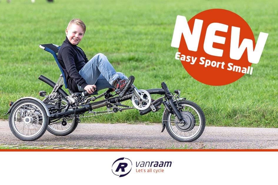 Easy Sport Small nieuwe ligdriewielfiets van Van Raam