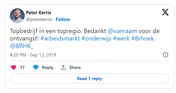 twitter bericht peter kerris