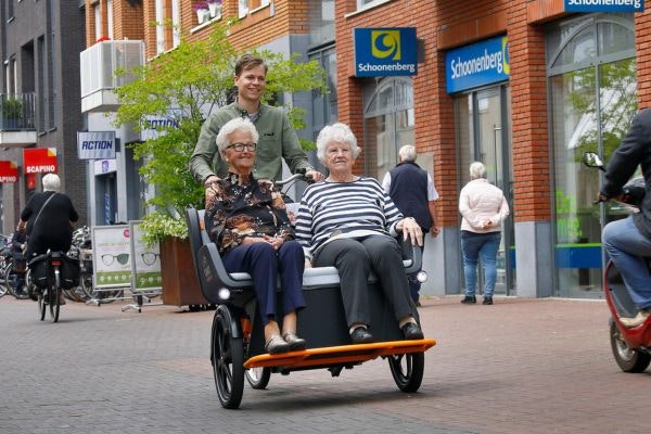 Van Raam Chat riksja transport fiets assortiment