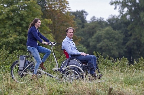 Rollstuhltransportfahrrad Van Raam veloplus