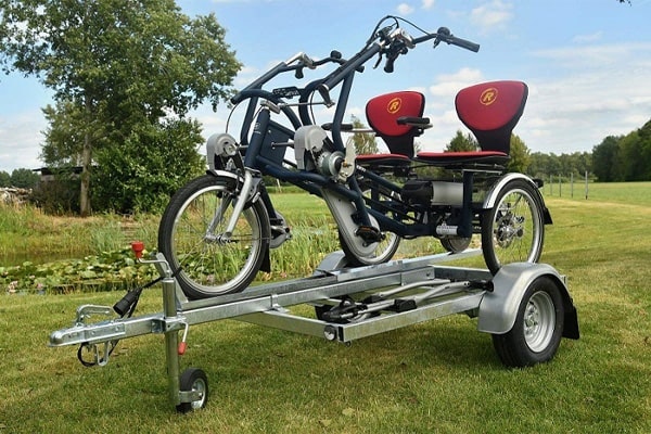 Van Raam Fun2Go side by side tandem trailer Care4More