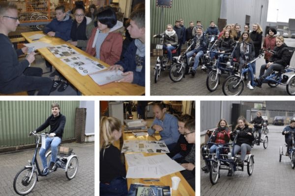 Leerlingen van het Ulenhofcollege op bezoek bij Van Raam