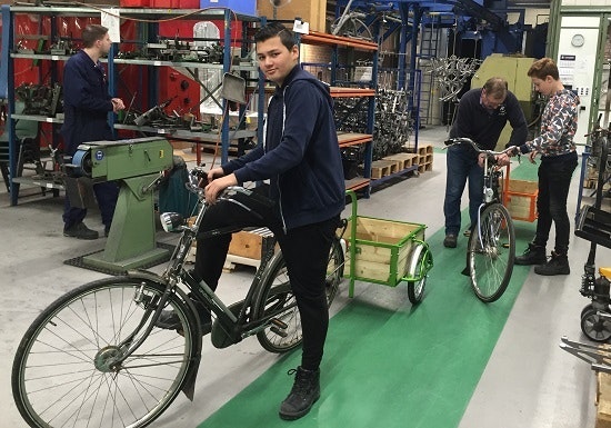 fiets aanhanger bij Van Raam maken