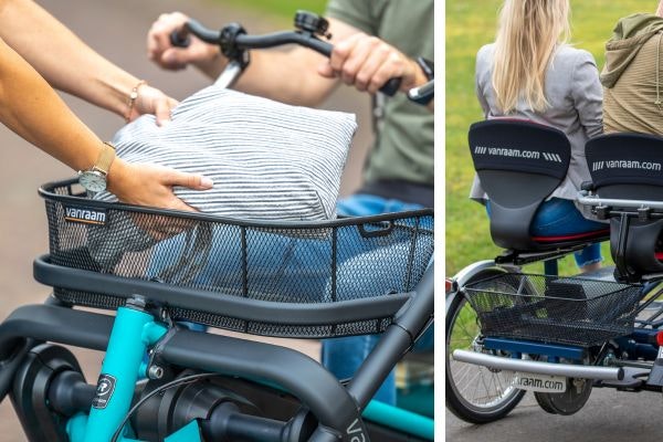 7 differences between 2nd and 1st generation Van Raam Fun2Go duo bike basket