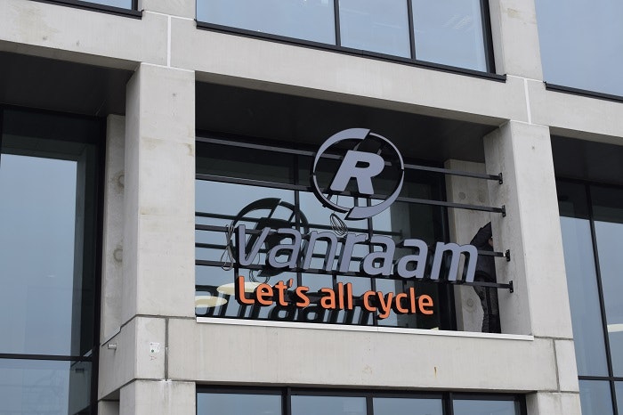 Van Raam logo vorderseite fahrradfabrik