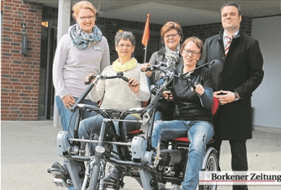 Mobil sein trotz Handicap mit dem Rollfiets