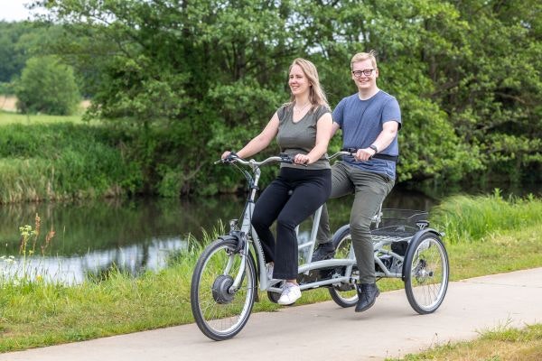 Unterschied zwischen Van Raam doppelfahrrad und Tandem Twinny Plus Tandem