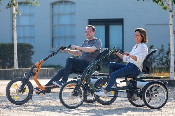 Gebruik elektrische driewieler Easy Rider Van Raam