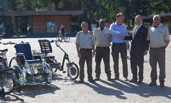 Van Raam bikes at the Hoge Veluwe