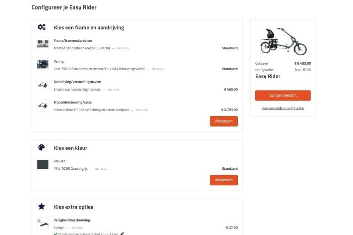 van raam configurator je fiets naar jouw wensen en behoeften maken