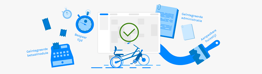 SamenFietsen planning system for bike rides with side-by-side tandem