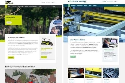 Websites Your Plastic Solutions en GoCab zijn live