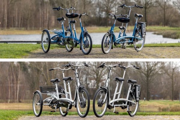 Querschnittsgelähmt und Fahrrad fahren  Tandems von Van Raam