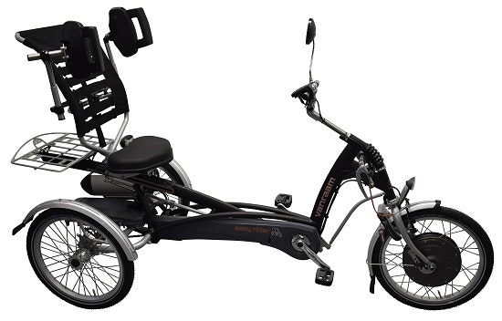 easy rider tricycle with shoulder control