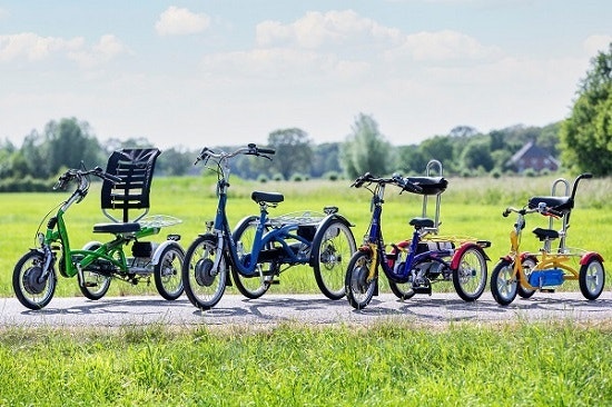 Fietsen met syndroom van down driewielfietsen Van Raam