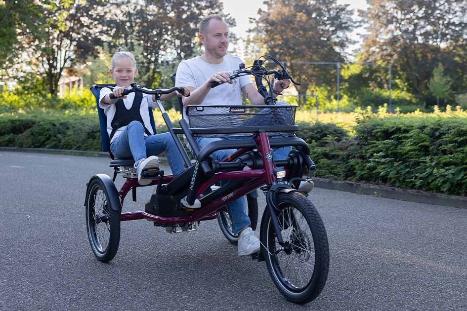 Duofiets Fun2Go met kinderzit Van Raam