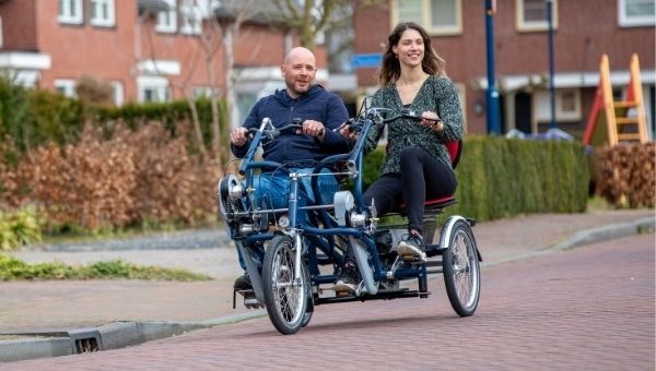 Häufig gestellte Fragen über Van Raam Tandems Fun2Go parallel tandem dreirad