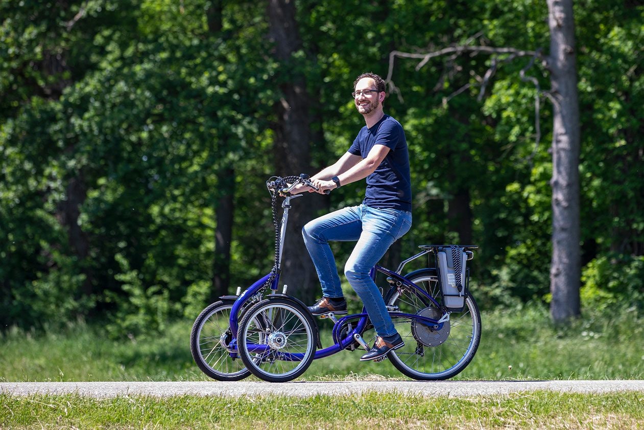 Van Raam ebike driewielers met twee voorwielen en een achterwiel Viktor