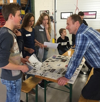 Tricycles for all ages Van Raam presenting school project