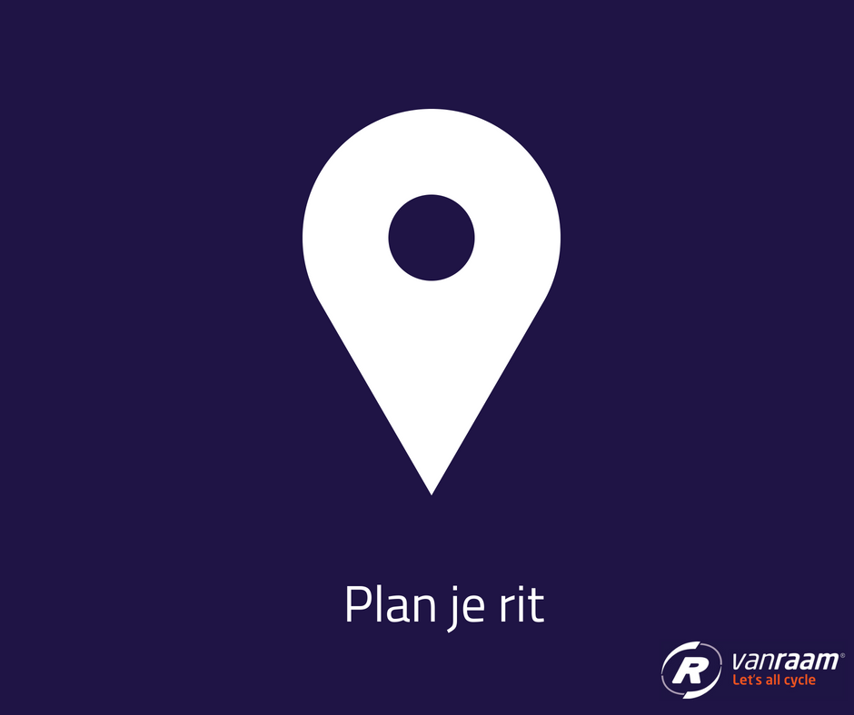 plan je fietsrit van tevoren in