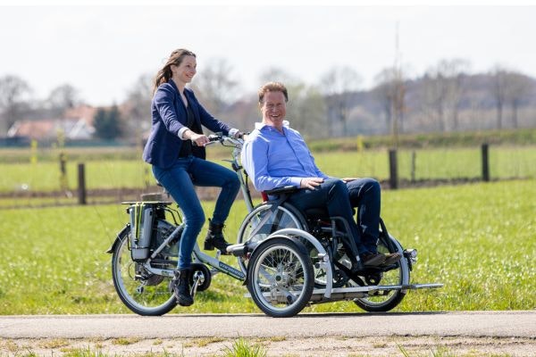 New adapted bicycles Van Raam delivered to Park Hoge Veluwe VeloPlus wheelchair bike